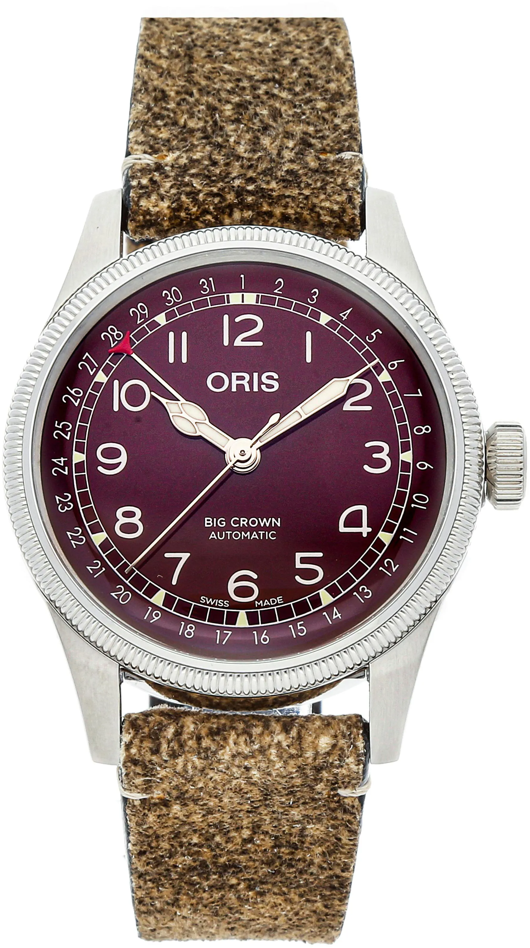 Oris Big Crown 01 754 7741 4068-07 5 20 50 40mm Stainless steel Red