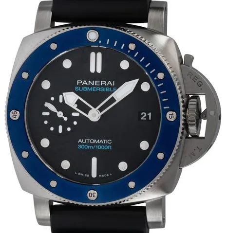 Panerai Submersible PAM 1209 PAM01209 42mm Stainless steel Black