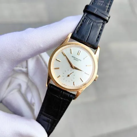 Patek Philippe Calatrava 3796R 31mm Rose gold Silver 2