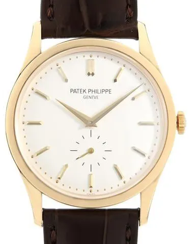 Patek Philippe Calatrava 5196J-001 37mm Yellow gold Silver