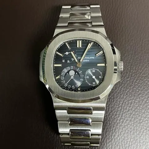 Patek Philippe Nautilus Moonphase 5712/1A-001 40mm Stainless steel Blue