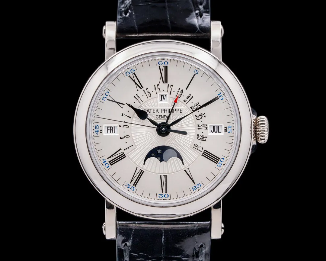 Patek Philippe Perpetual Calendar 5159G-001 38mm White gold Silver