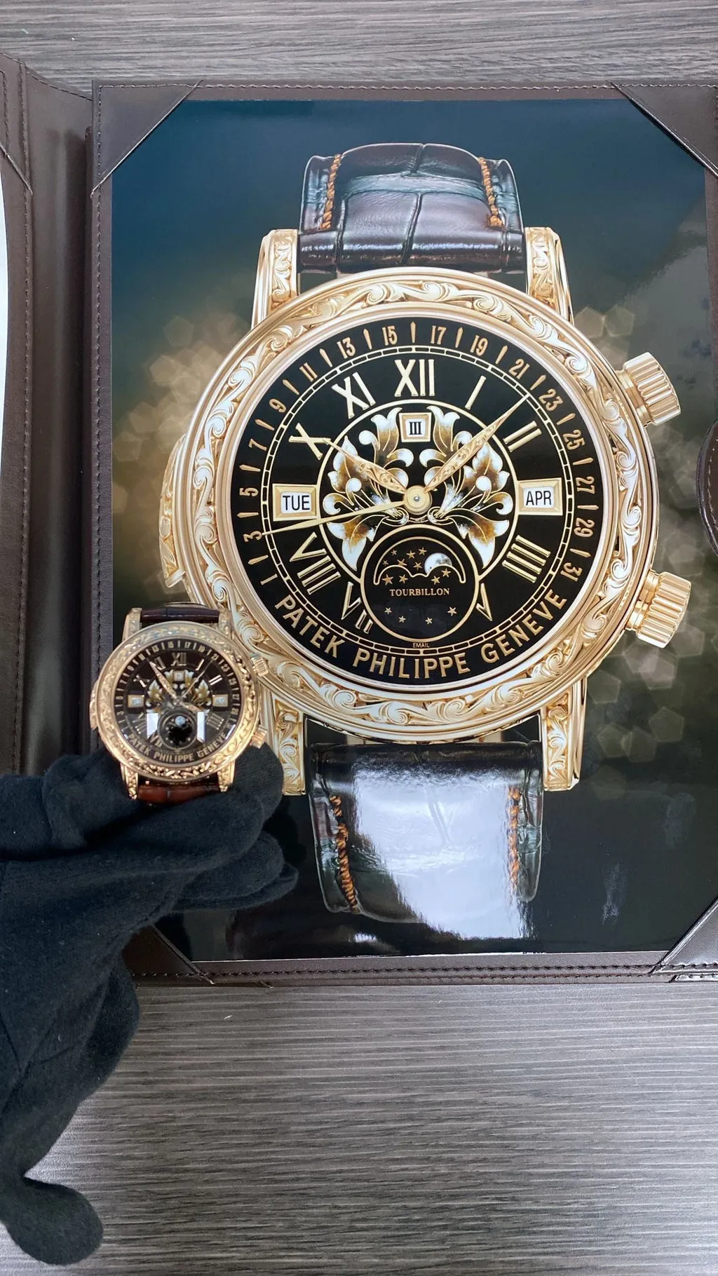 Patek Philippe Sky Moon Tourbillon 6002R Rose gold 4