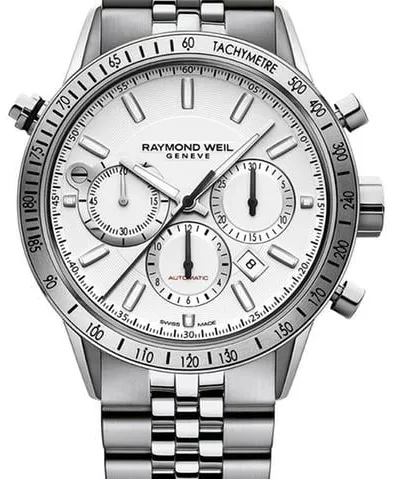 Raymond Weil Freelancer 7740-ST-30001 43mm Stainless steel White