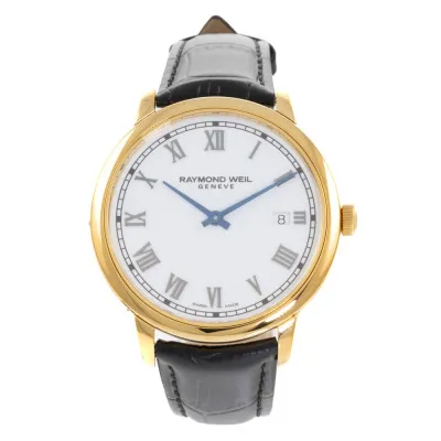 Raymond Weil Toccata 5485-PC-00359 39mm Yellow gold and Stainless steel and PVD White