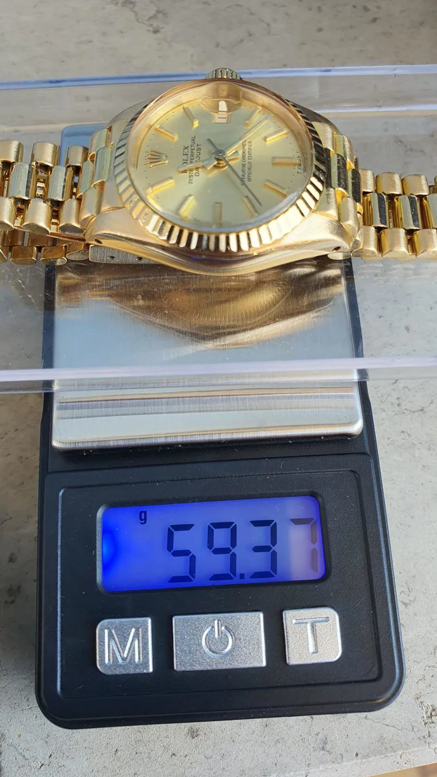 Rolex Datejust 6917 26mm Yellow gold Champagne 1