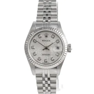 Rolex Datejust 79174G Stainless steel and 18ct white gold Silver