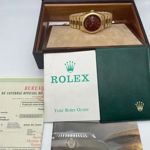 Rolex Day-Date 36 1803 36mm Yellow gold Red 1