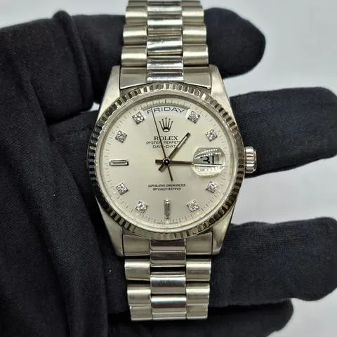 Rolex Day-Date 36 18206 36mm Platinum Gray