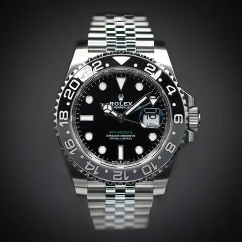 Rolex GMT-Master II 126710GRNR 40mm Stainless steel Black