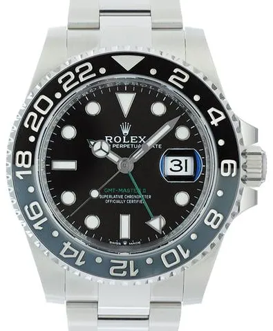 Rolex GMT-Master II 126710GRNR 40mm Stainless steel Black