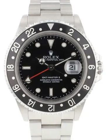 Rolex GMT-Master II 16710 40mm Stainless steel Black