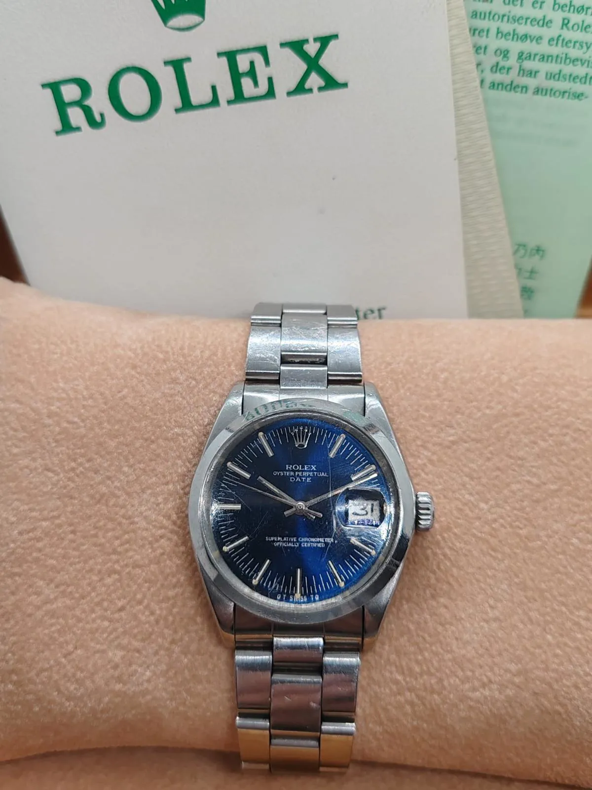 Rolex Oyster Perpetual Date 1500 34mm Stainless steel 2