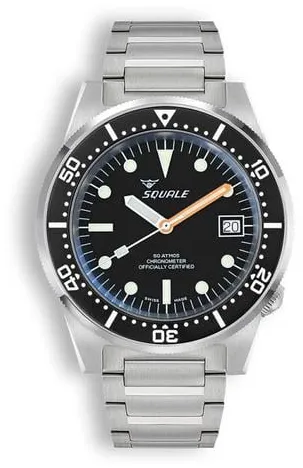 Squale 1521COSCL.SQ20B 42mm Stainless steel Black