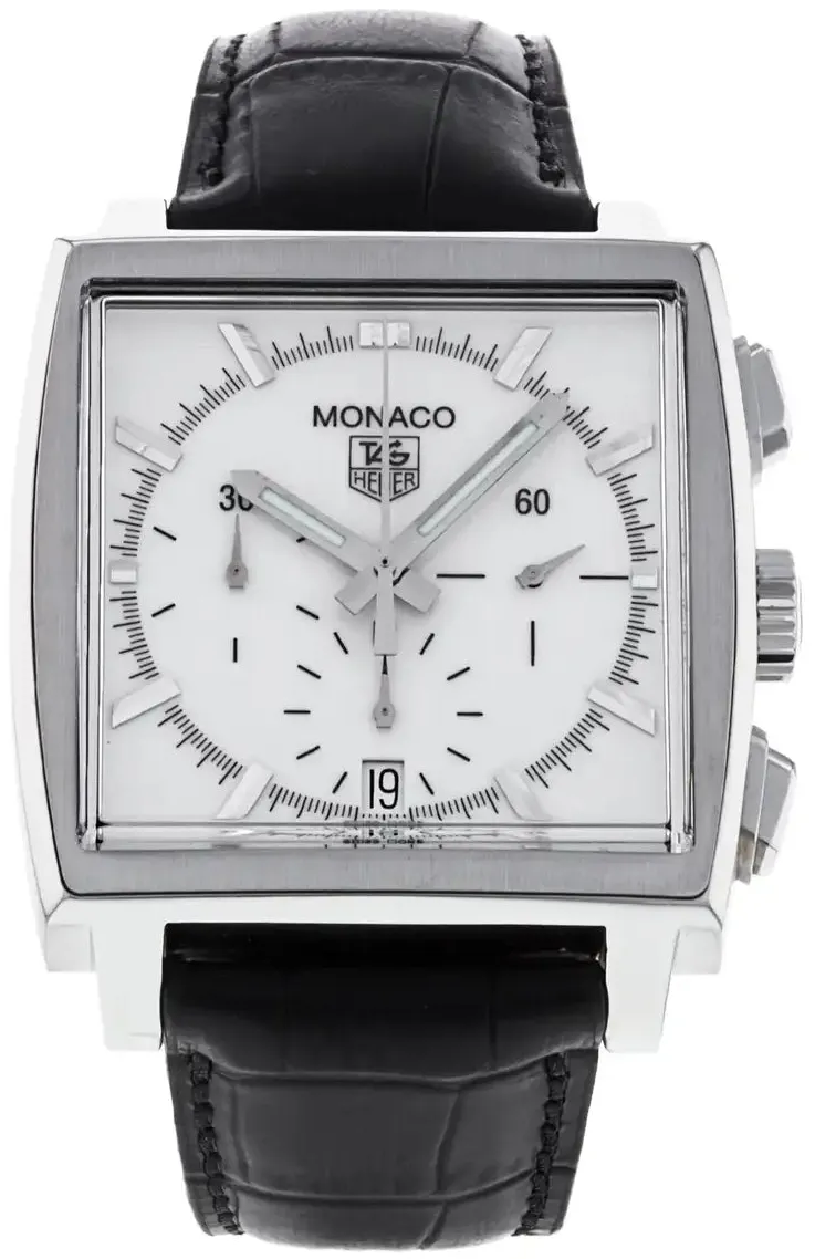 TAG Heuer Monaco CW2117 38mm Stainless steel White