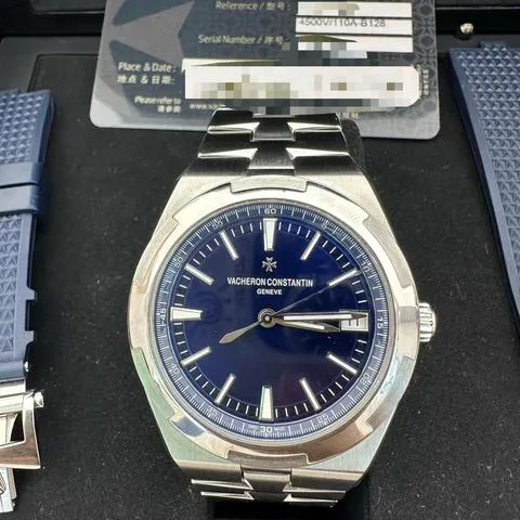 Vacheron Constantin Overseas 4500V/110A-B128 41mm Stainless steel Blue