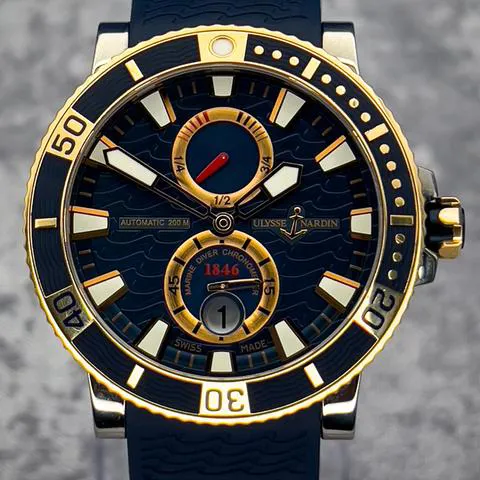 Ulysse Nardin Maxi Marine Diver 265-90-3T/93 45mm Titanium Blue