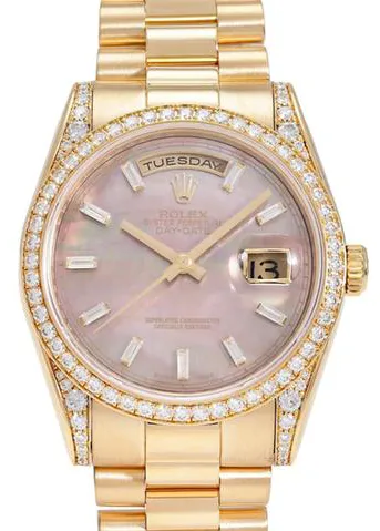 Rolex Day-Date 36 118388 36mm Yellow gold Mother-of-pearl