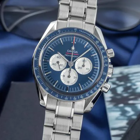 Omega Speedmaster Moonwatch 522.30.42.30.03.001 42mm Stainless steel Blue