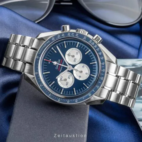 Omega Speedmaster Moonwatch 522.30.42.30.03.001 42mm Stainless steel Blue 1