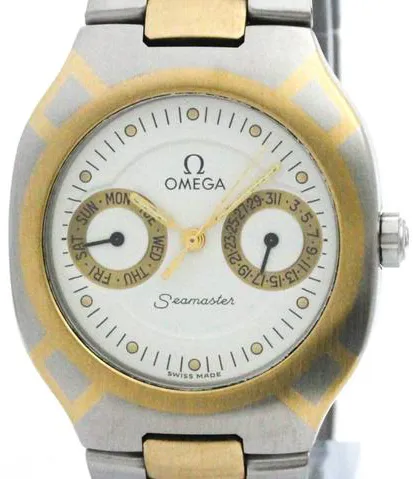 Omega Seamaster 396.1022 31mm Yellow gold and Stainless steel White