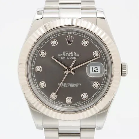 Rolex Datejust II 116334G 41mm Yellow gold and Stainless steel Gray