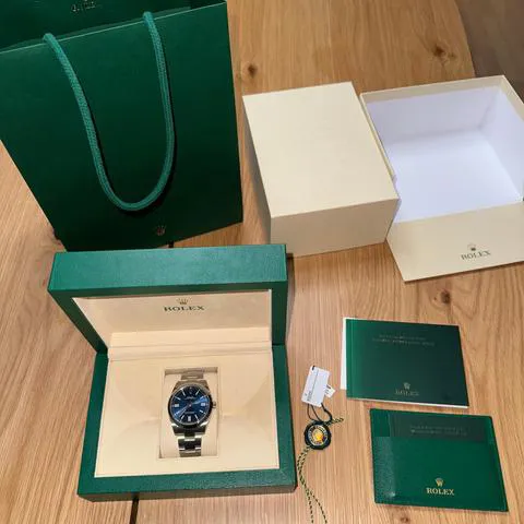 Rolex Oyster Perpetual 41 124300 41mm Stainless steel Blue