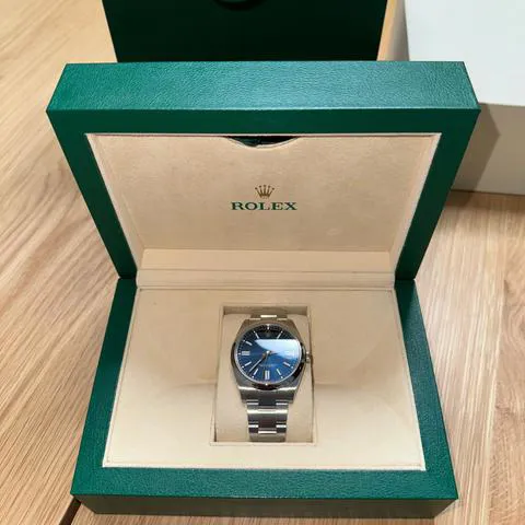 Rolex Oyster Perpetual 41 124300 41mm Stainless steel Blue 1