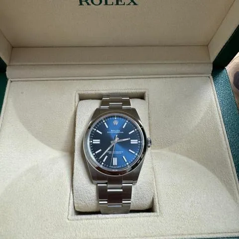 Rolex Oyster Perpetual 41 124300 41mm Stainless steel Blue 7