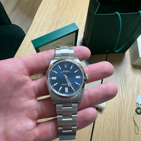 Rolex Oyster Perpetual 41 124300 41mm Stainless steel Blue 9