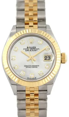 Rolex Lady-Datejust 279173NG 28mm Yellow gold Mother-of-pearl