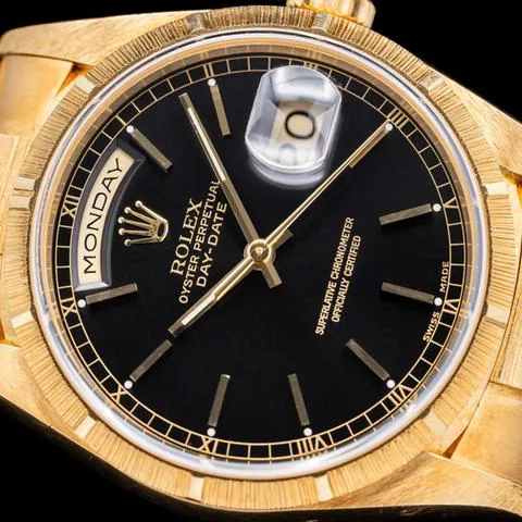 Rolex Day-Date 36 18248 36mm Yellow gold Black 4