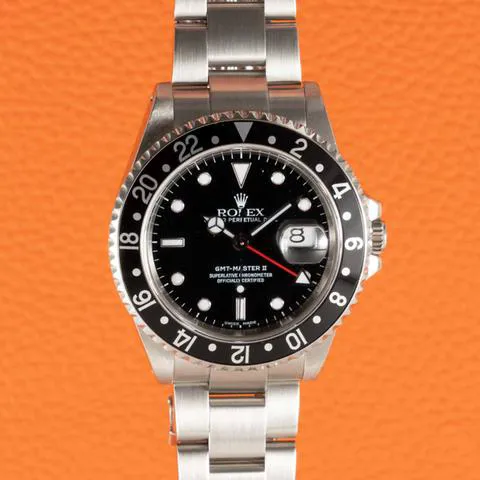 Rolex GMT-Master II 16710 40mm Stainless steel Black