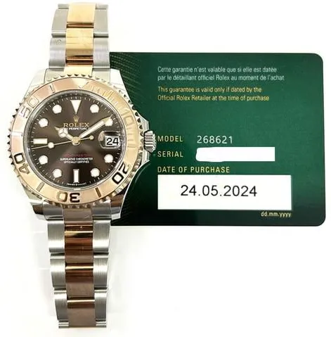 Rolex Yacht-Master 37 268621 37mm Yellow gold and Stainless steel Brown