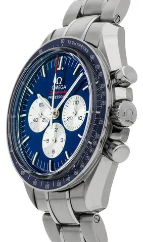 Omega Speedmaster Moonwatch 522.30.42.30.03.001 42mm Stainless steel Blue 1