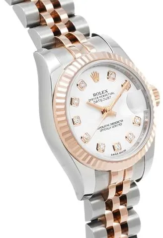 Rolex Lady-Datejust 179171G 26mm Stainless steel White 2