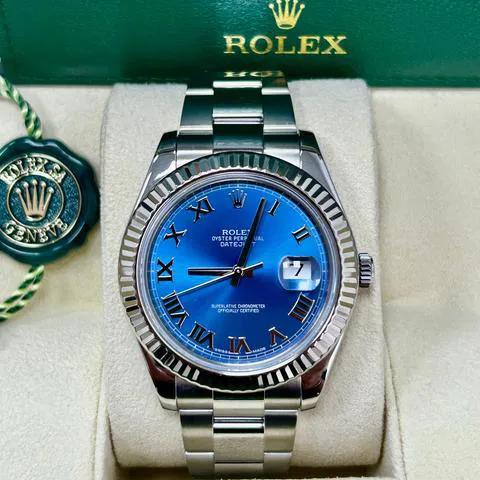 Rolex Datejust II 116334 41mm Stainless steel Blue 1