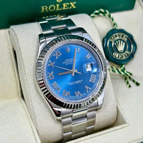 Rolex Datejust II 116334 41mm Stainless steel Blue 2