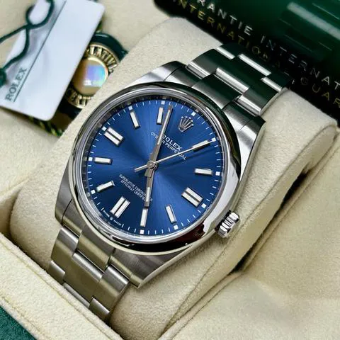 Rolex Oyster Perpetual 41 124300 41mm Stainless steel Blue