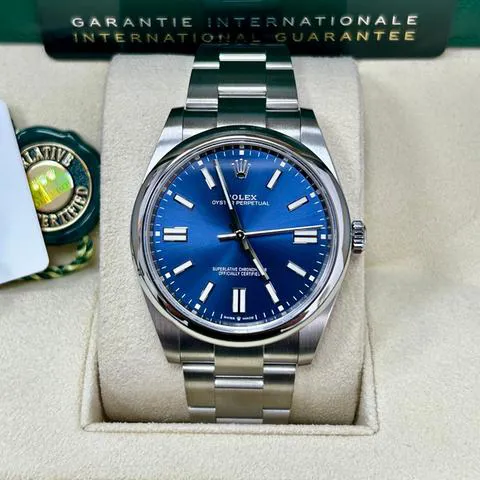 Rolex Oyster Perpetual 41 124300 41mm Stainless steel Blue 1