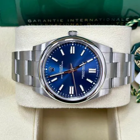 Rolex Oyster Perpetual 41 124300 41mm Stainless steel Blue 3