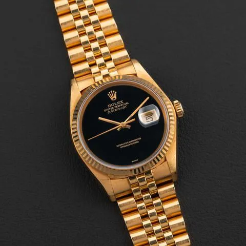 Rolex Datejust 36 16018 36mm Yellow gold Black 1