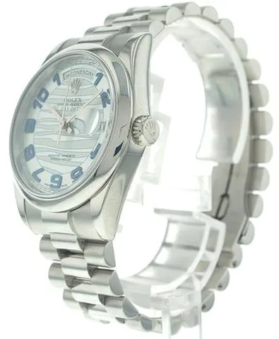 Rolex Day-Date 36 118206 Platinum White 1