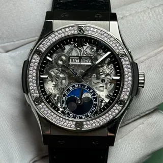 Hublot Classic Fusion Aerofusion 547.NX.0170.LR.1104 Titanium Skeletonized