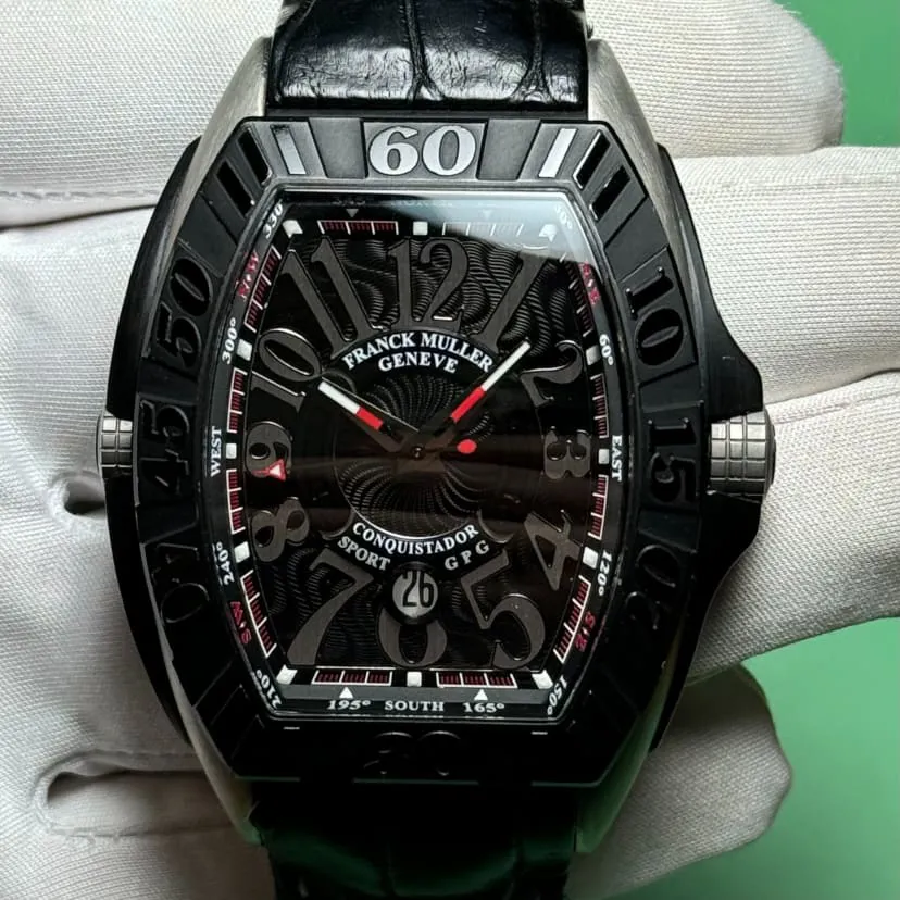 Franck Muller Conquistador 9900 SC DT GPG 48mm Titanium Black