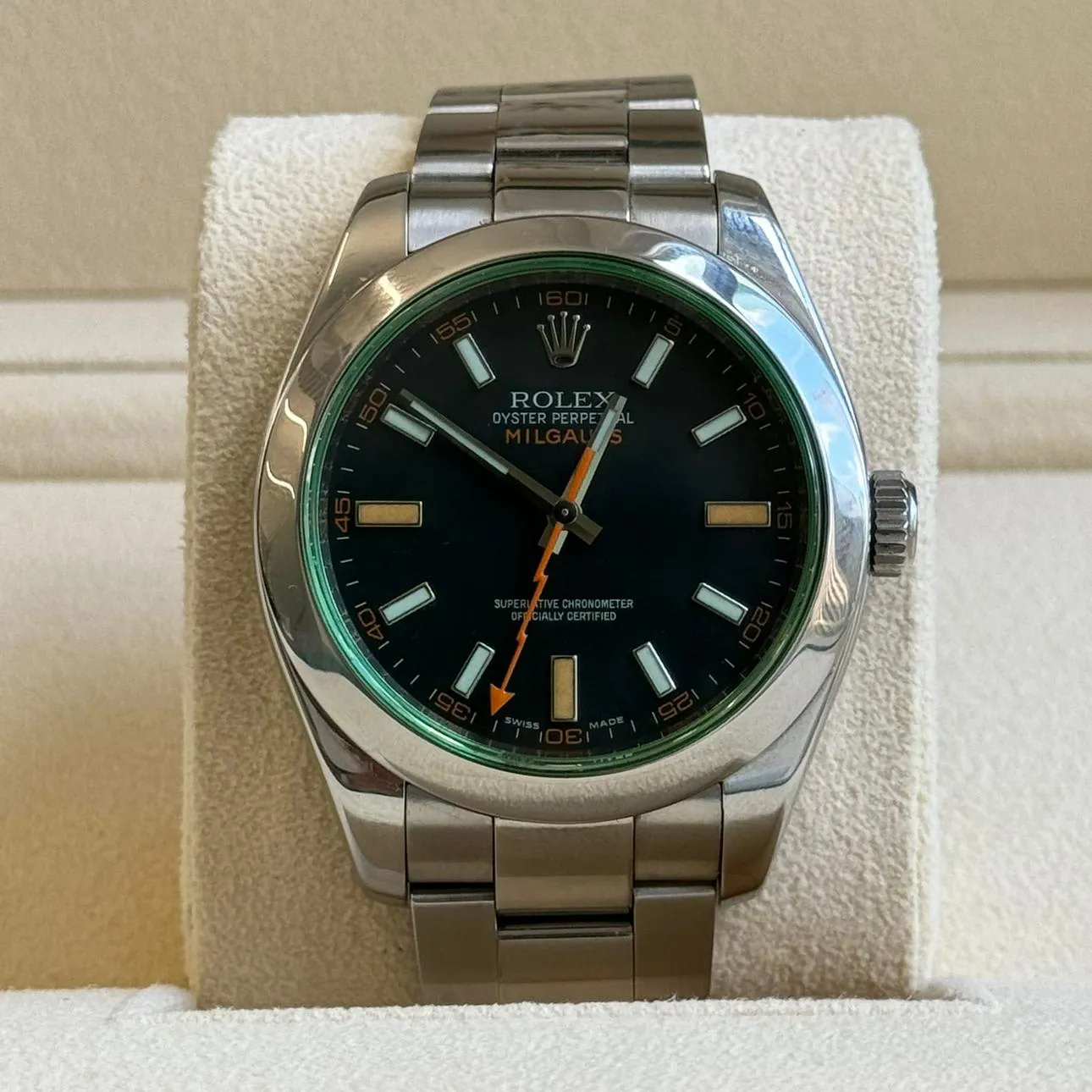 Rolex Milgauss 116400GV-0001 40mm Stainless steel Black