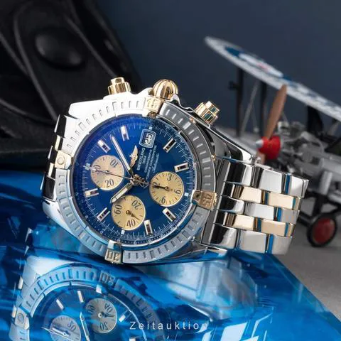 Breitling Chronomat B13356 44mm Yellow gold and Stainless steel Blue 1