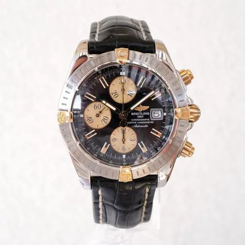 Breitling Chronomat B13356 44mm Yellow gold and Stainless steel Black