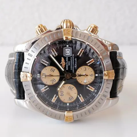 Breitling Chronomat B13356 44mm Yellow gold and Stainless steel Black 1