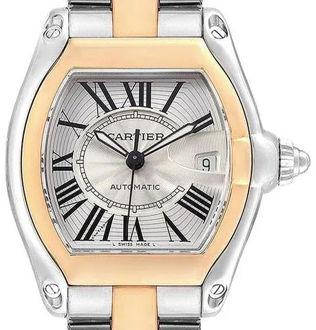 Cartier Roadster w62031y4 44.5mm Yellow gold and Stainless steel Silver